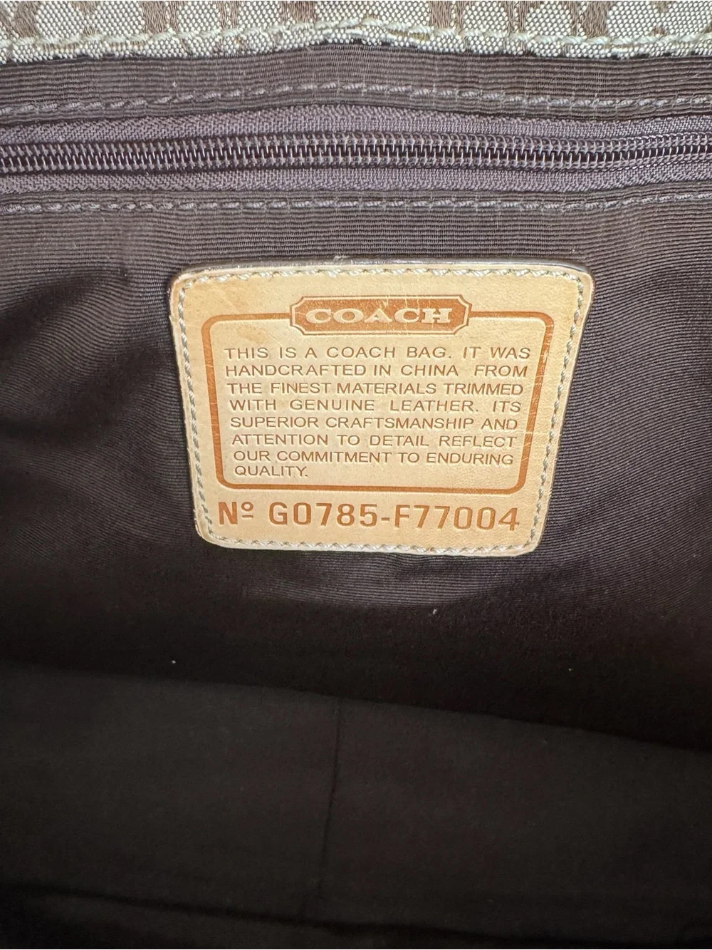 Coach Signature Hudson Commuter Messenger Bag 2007